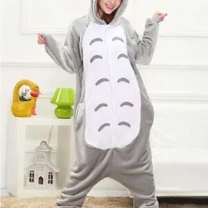 Gray Totoro Onesie Pajamas